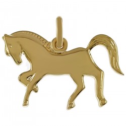 Pendentif Cheval Plaqué or 18 carats