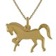 Pendentif Cheval Plaqué or 18 carats