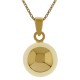 Pendentif boule Plaqué or 18 carats
