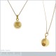 Pendentif boule Plaqué or 18 carats