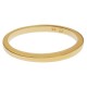 Bague jonc 2mm Plaqué Or