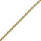 Chaîne maille forçat Plaqué Or 18 carats