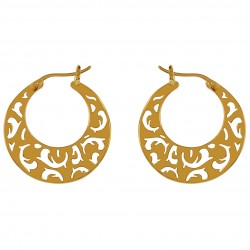 Boucles d'oreilles Plaqué Or 18 carats