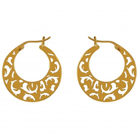 Boucles d'oreilles Plaqué Or 18 carats
