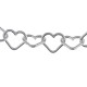 Bracelet Coeurs en Argent 925