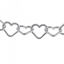 Bracelet Coeurs en Argent 925