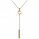 Pendentif  Plaqué or 18 carats et Oxydes de Zirconium