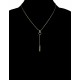 Pendentif  Plaqué or 18 carats et Oxydes de Zirconium