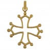 Pendentif Croix Occitane Plaqué or 18 carats