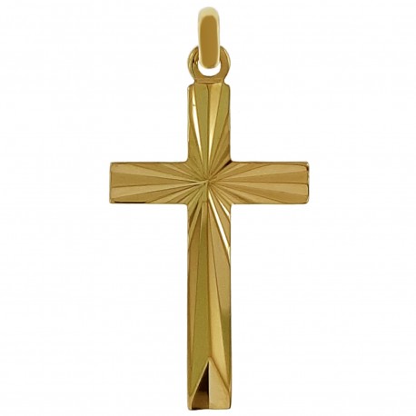 Pendentif Croix Plaqué or 18 carats