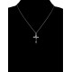 Pendentif Croix en Argent 925 rhodié