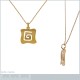 Pendentif Plaqué or 18 carats
