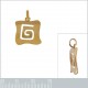 Pendentif Plaqué or 18 carats