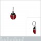 Pendentif  Coccinelle en Argent 925