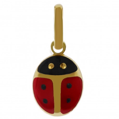 Pendentif Coccinelle Plaqué or 18 carats