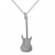 Pendentif Guitare en Argent 925