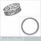 Bague ajourée en Argent 925 vieilli