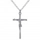 Pendentif Croix Christ en Argent 925