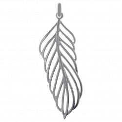 Pendentif Plume en Argent 925