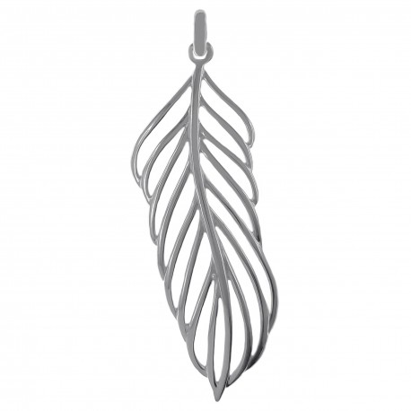 Pendentif Plume en Argent 925