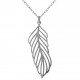 Pendentif Plume en Argent 925