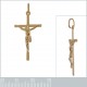 Pendentif Croix Christ Plaqué or 18 carats