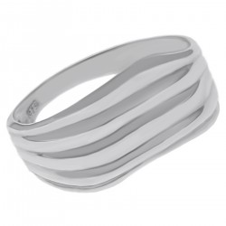 Bague vagues en Argent 925