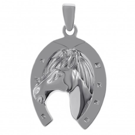 Pendentif Fer à cheval en Argent 925