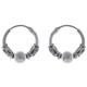 Boucles d'oreilles Créoles Tribal en Argent 925