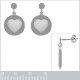 Boucles d'oreilles Coeur en Argent 925 et Nacre