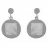 Boucles d'oreilles en Argent 925 et Nacre