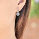 Boucles d'oreilles en Argent 925 et Nacre