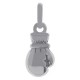 Pendentif Gant de boxe Argent 925 rhodié