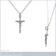 Pendentif Croix Christ en Argent 925