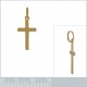 Pendentif Croix Plaqué or 18 carats