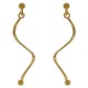 Boucles d'oreilles Plaqué Or 18 carats