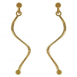 Boucles d'oreilles Plaqué Or 18 carats