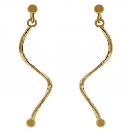 Boucles d'oreilles Plaqué Or 18 carats