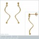 Boucles d'oreilles Plaqué Or 18 carats