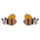 Boucles d'oreilles Abeilles en Argent 925