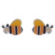 Boucles d'oreilles Abeilles en Argent 925