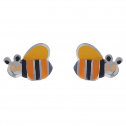 Boucles d'oreilles Abeilles en Argent 925