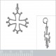 Pendentif Croix Occitane en Argent 925