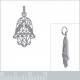 Pendentif Main de Fatma en Argent 925