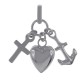 Pendentif 3 Fortunes en Argent 925