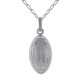 Pendentif Ballon de Rugby en Argent 925