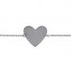 Bracelet Coeur en Argent 925