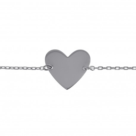 Bracelet Coeur en Argent 925