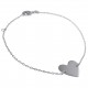 Bracelet Coeur en Argent 925