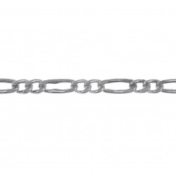 Bracelet maille Figaro 1-2 en Argent 925